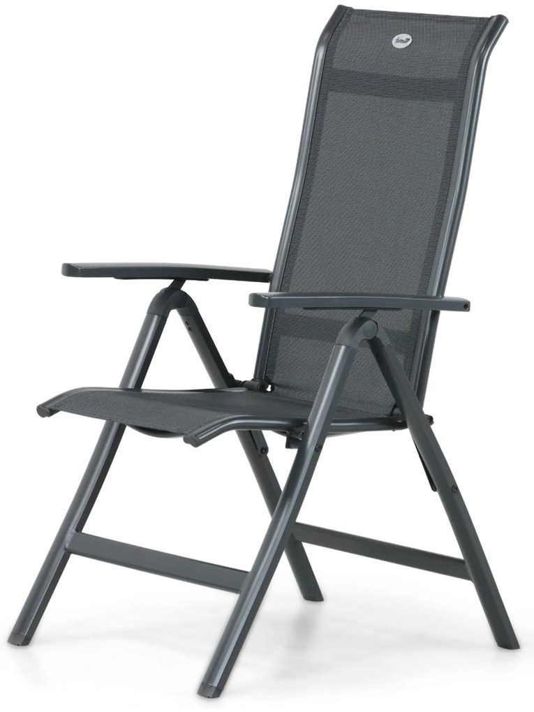 Tuinset 6 personen 210 cm Aluminium/textileen Grijs Hartman Alice/Venustas