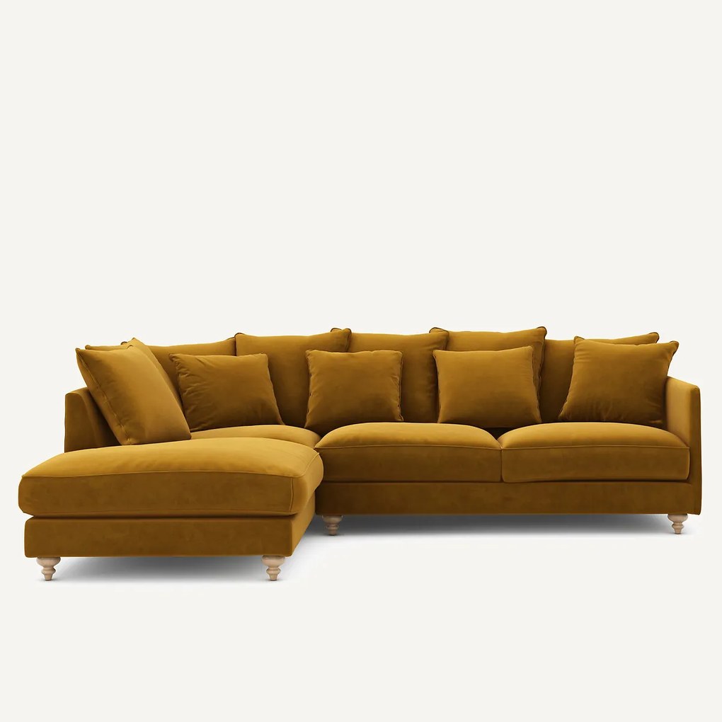 Fluwelen hoekslaapbank, Lazare