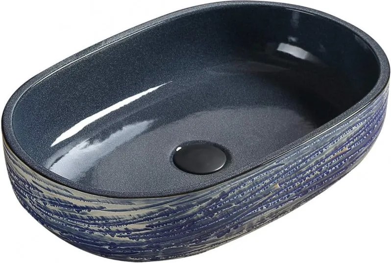 Mexen Alita opzetwastafel 58 x 39 cm, blauw - 22045866