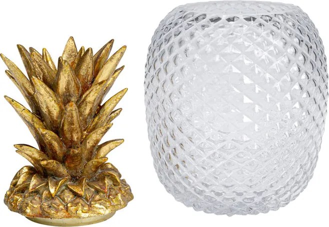 Ananas Glas En Goud