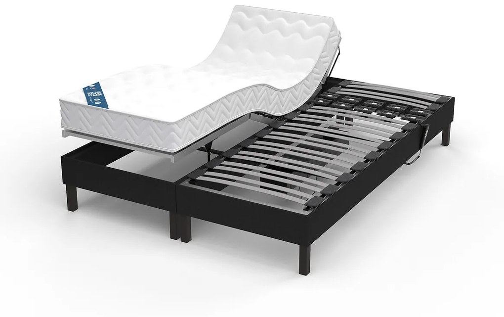 Koudschuim matras + visco, groot stevig luxe comfort