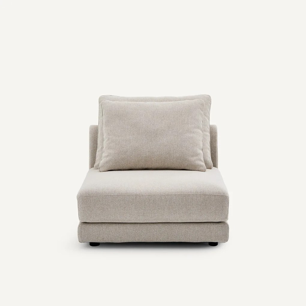 Modulaire bank in tweed, TIBERIO