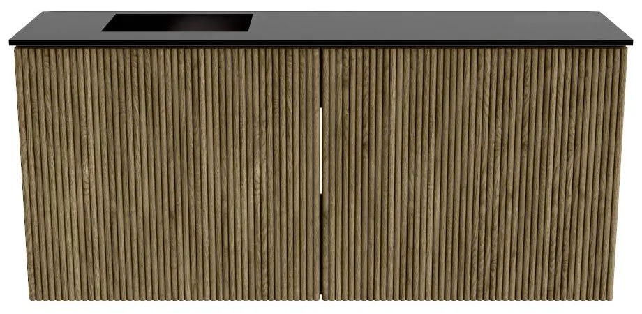 Mondiaz Joya 90cm toiletmeubel dusk met wastafel faye links zonder kraangat urban