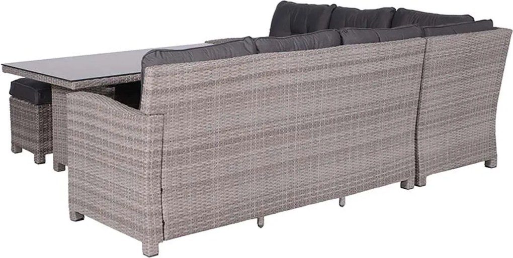 Garden Impressions Jaru lounge dining set - extra luxe kussens
