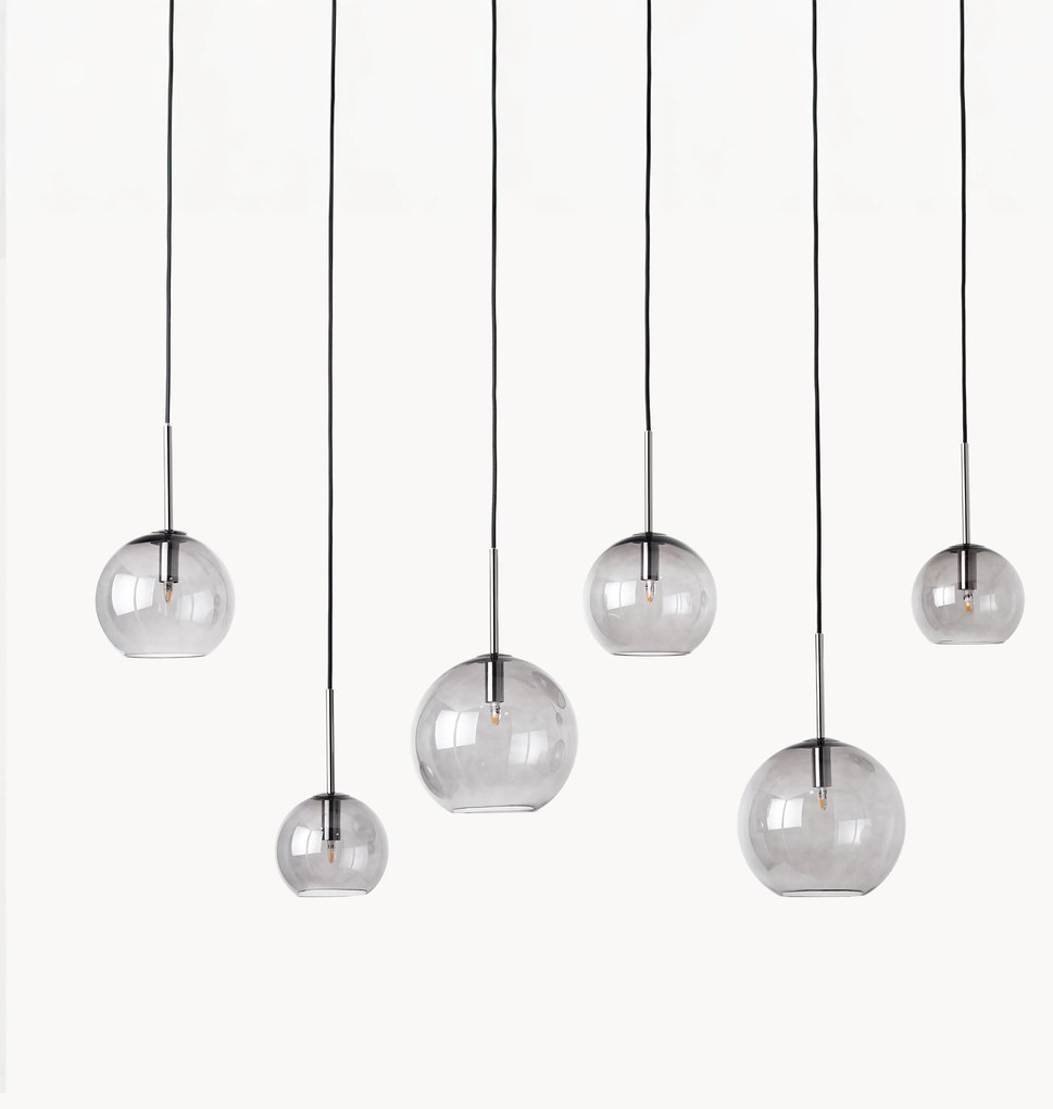 Grote glazen bol hanglamp Raquel