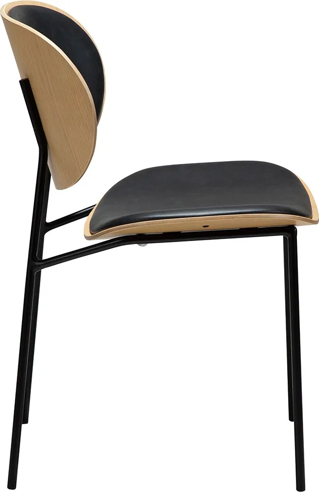 Dan-Form Clementina Design Eetkamerstoel Whitewash Eiken En Leer