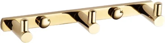 Mexen driedubbele handdoekhaak, goud - 709163-50