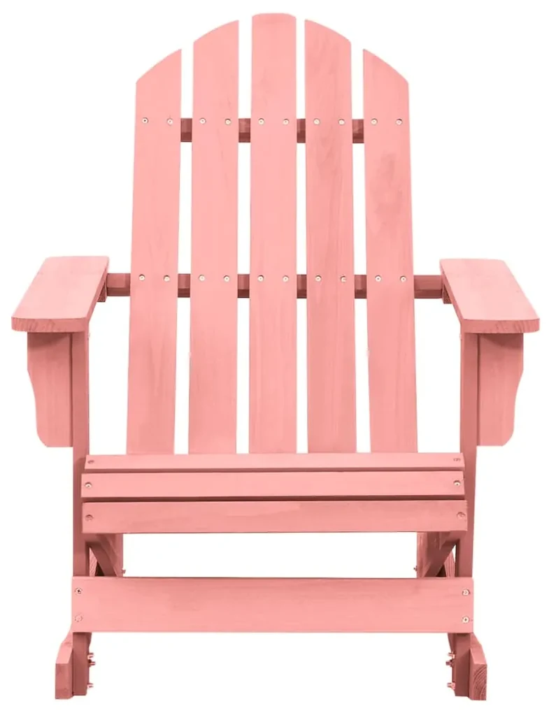 vidaXL Schommelstoel Adirondack massief vurenhout roze