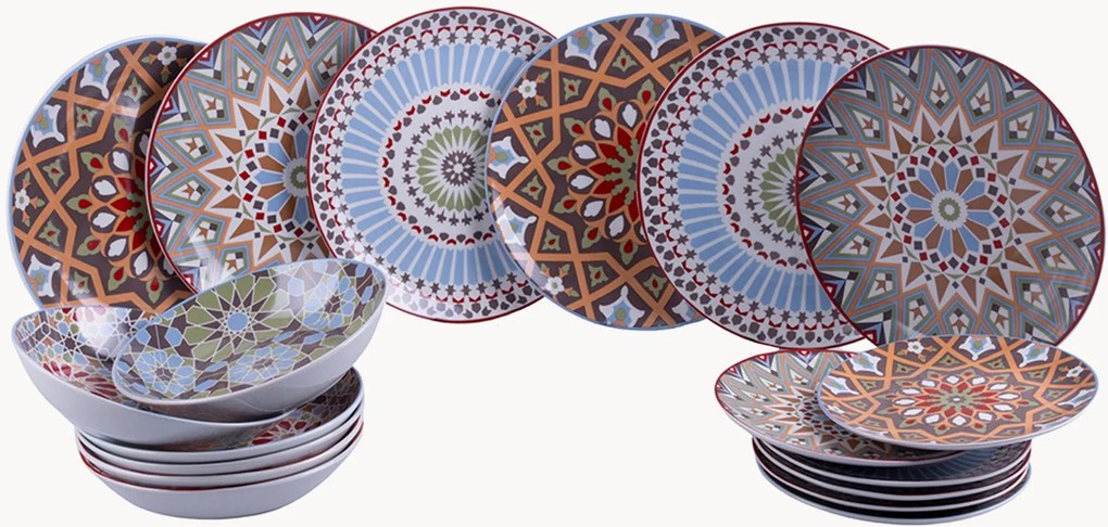 Diner set Casablanca, 18-delig