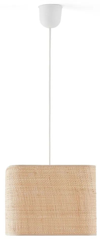 Hanglamp / Lampenkap in raffia L25 cm, Dolkie