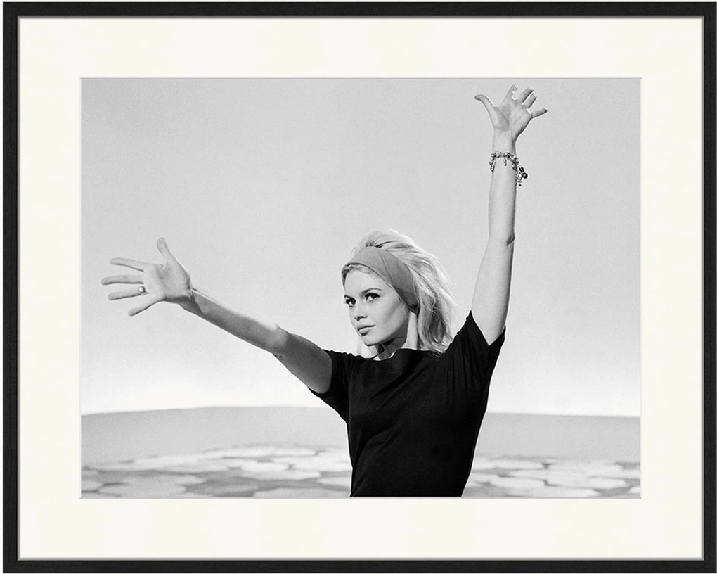 Ingelijste digitale print Brigitte Bardot All Your Wishes