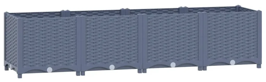 vidaXL Plantenbak verhoogd 160x40x38 cm polypropyleen