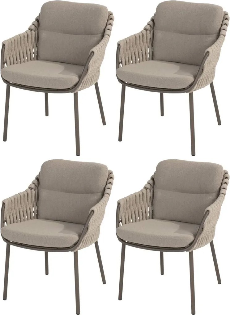 Montera dining tuinstoel terre 4 Seasons Outdoor set van 4
