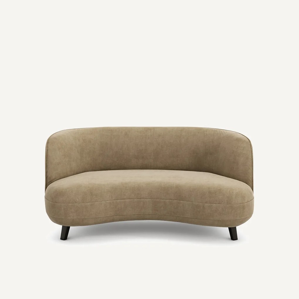 XS 3-zitsbank in stonewashed fluweel, Rosebury, design E. Gallina