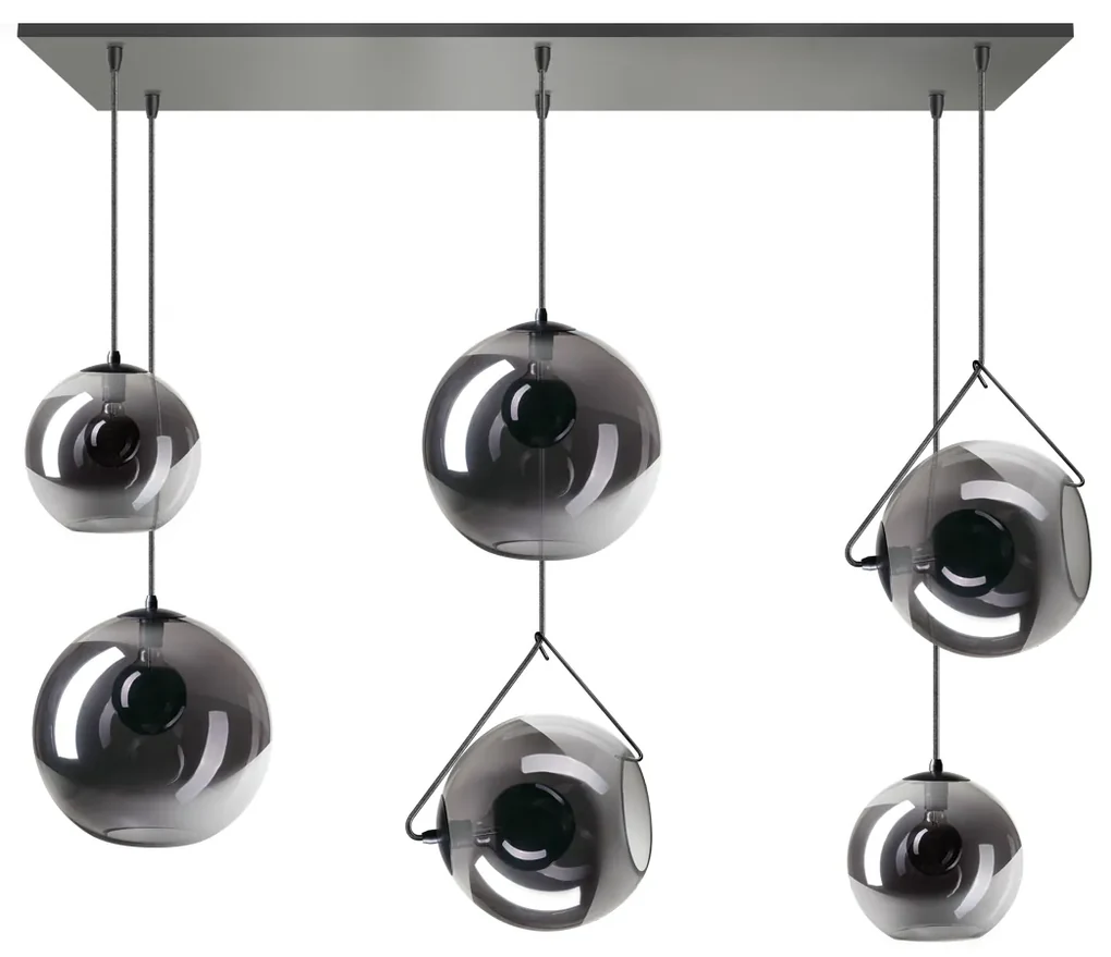 ETH Orb Speelse Hanglamp Met Glazen Bollen