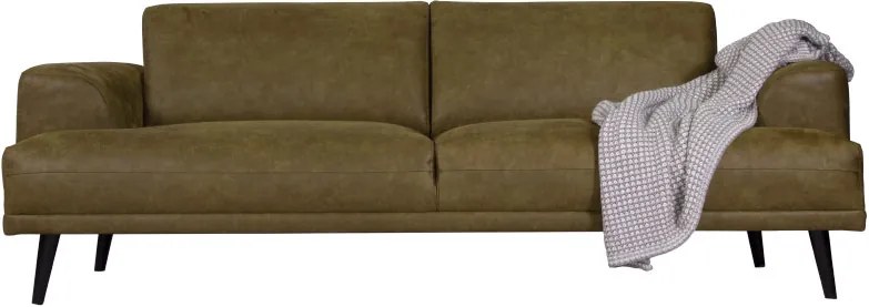 3-zits bank Lagos | leer Bull groen 59 | 2,34 mtr breed