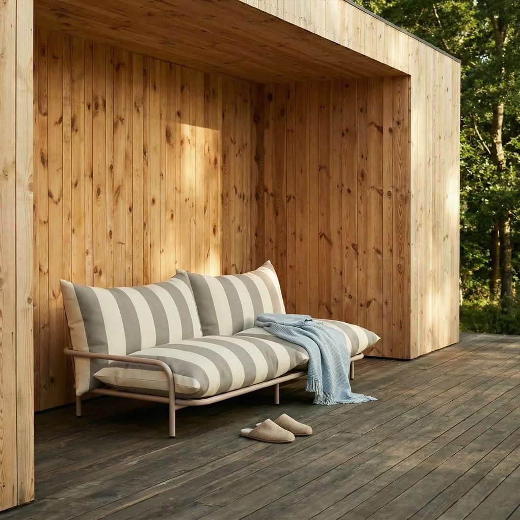 Mollis Lounge Zitzak 2 Seater Outdoor - Renesse Taupe