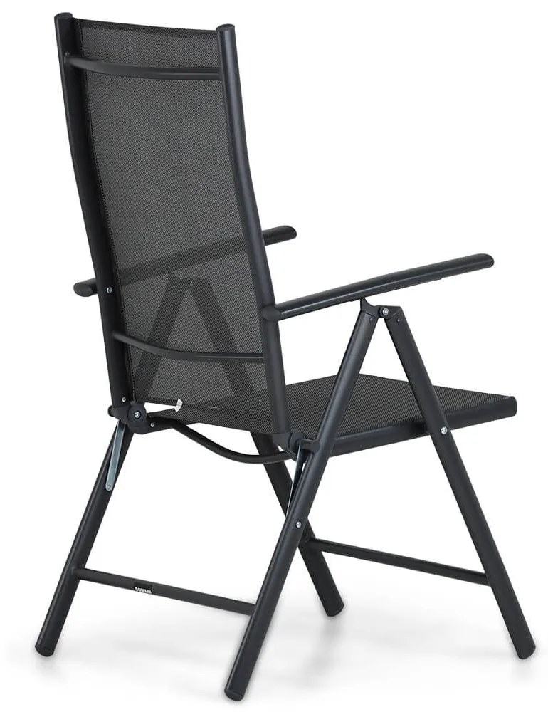 Tuinset 4 personen 100 cm Aluminium/textileen Grijs Domani Furniture Carino/Borello