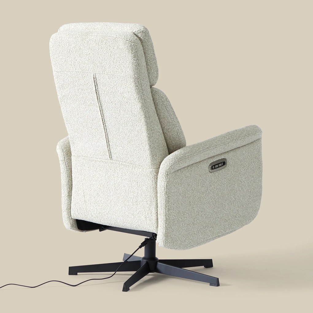 Beige Relaxfauteuil Elektrisch