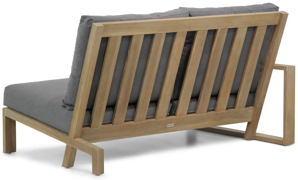 Hoek loungeset 4 personen Teak Grijs Lifestyle Garden Furniture Pure Island