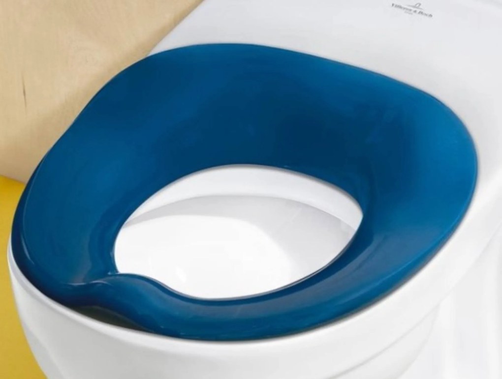 Tweedekans Villeroy & Boch O.Novo Closetzitting 29,1x31x6,2 cm Ocean Blue 03925