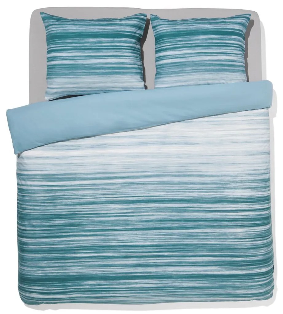 HEMA Dekbedovertrek Flanel 240x200/220 Flanel Kleurverloop (blauw)