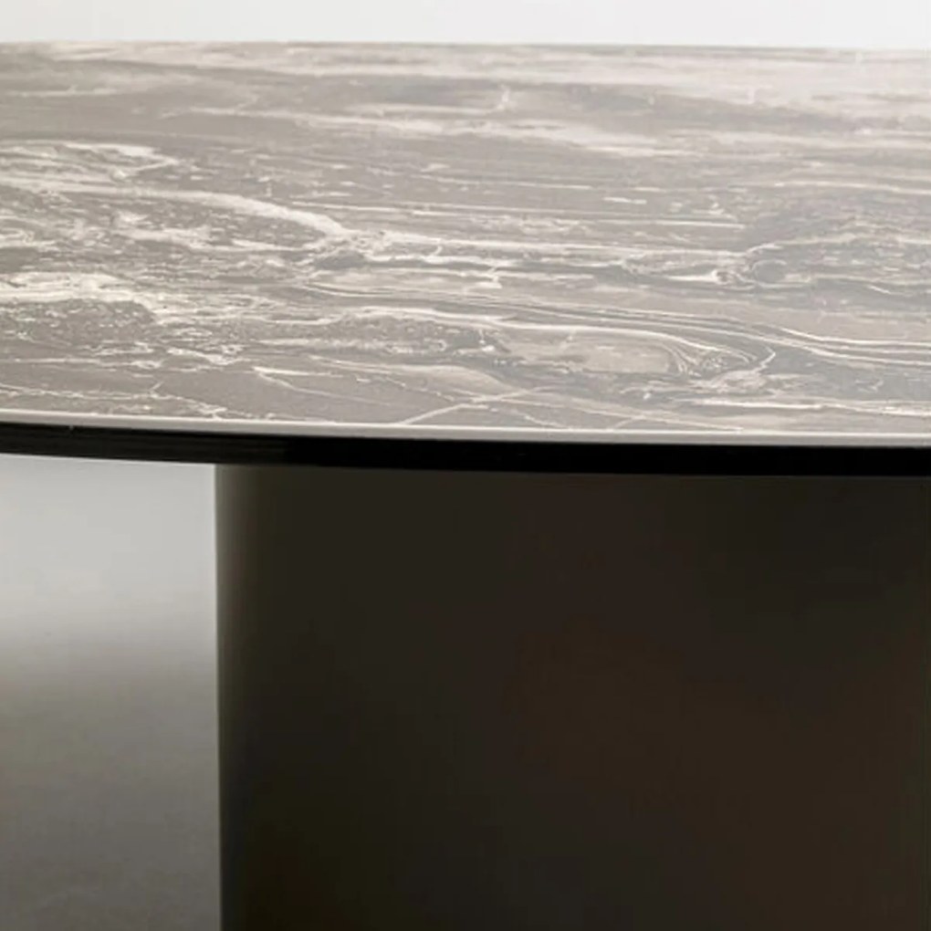 Organische Salontafel Keramiek - 150 X 86cm.