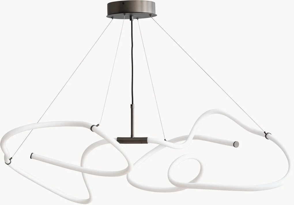 Grote LED-kroonluchter Ghost
