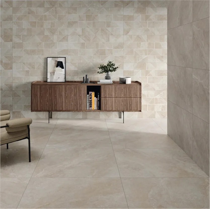 Vloertegel 60x60 Cm Speksteen Nuon Ivoor N60