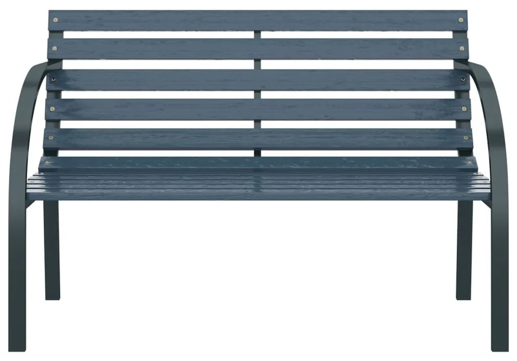 vidaXL Tuinbank 120 cm hout grijs
