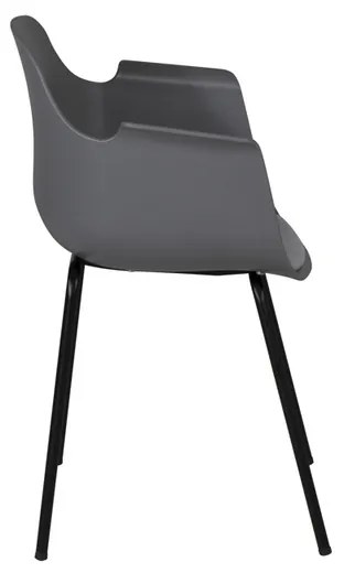 Jörn Eetkamerstoel - Malin - Donkergrijs - Kunststof - Jörn