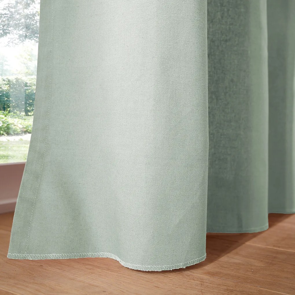 Katoenen gordijn met oogjes Scenario