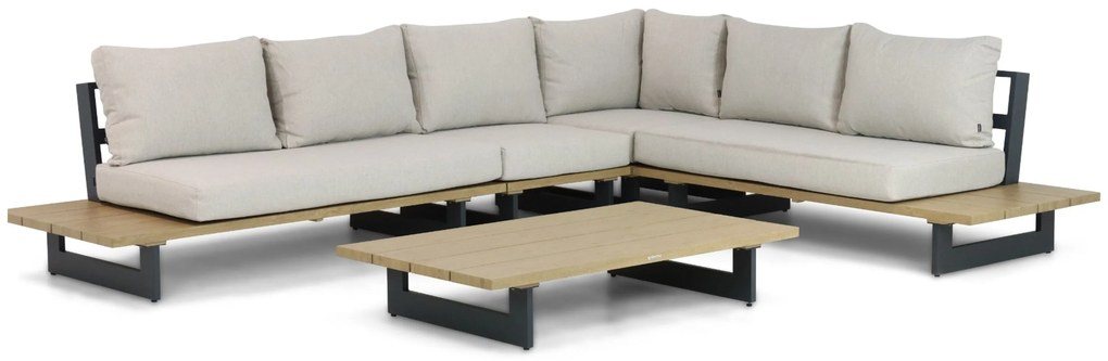 Hoek loungeset 6 personen Aluminium Grijs Lifestyle Garden Furniture Azzurro