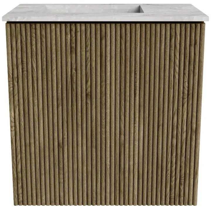 Mondiaz Joya DLux 40cm toiletmeubel dusk met wastafel faye links zonder kraangat glace