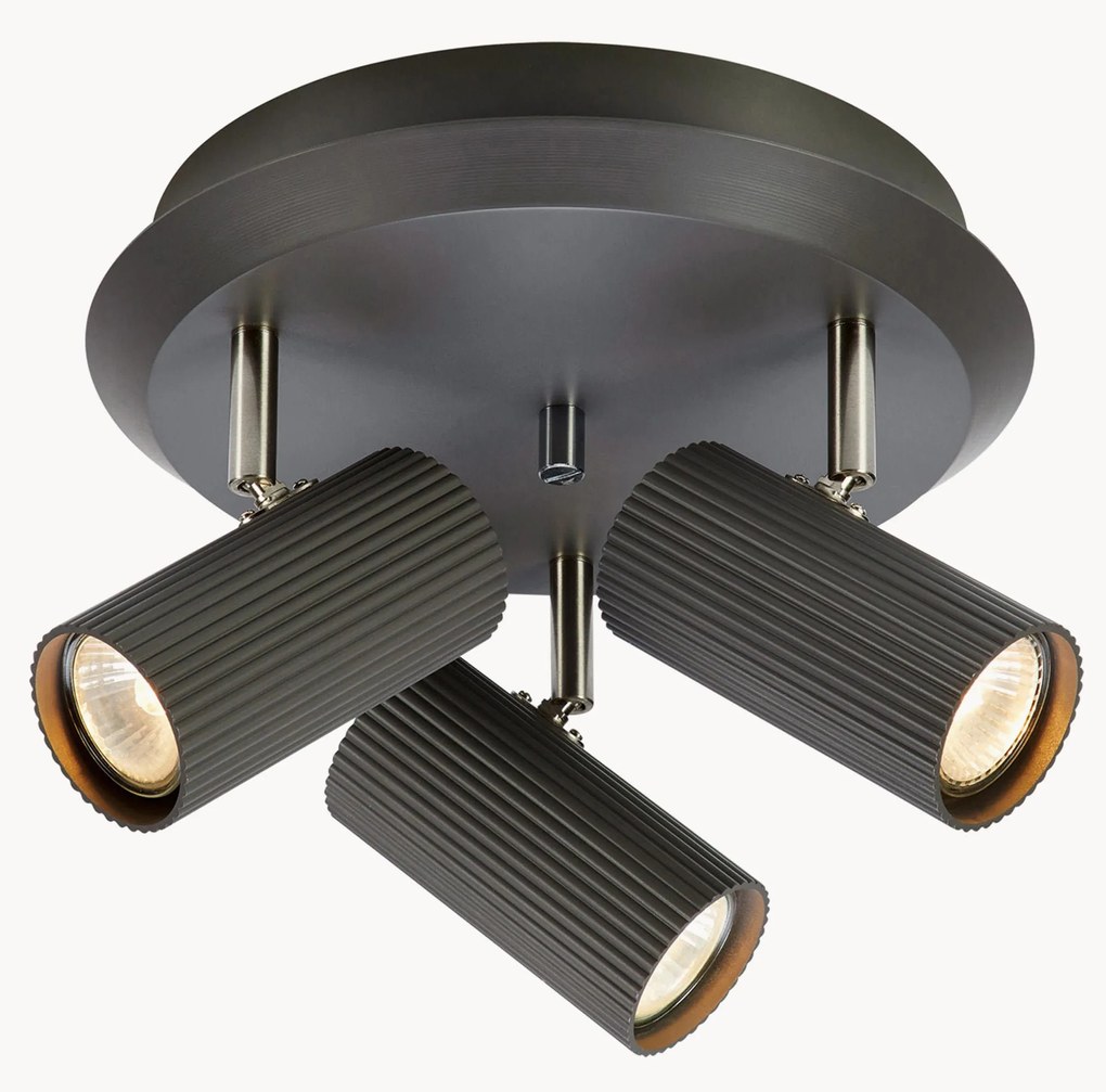 Kleine plafondspot Costilla van metaal