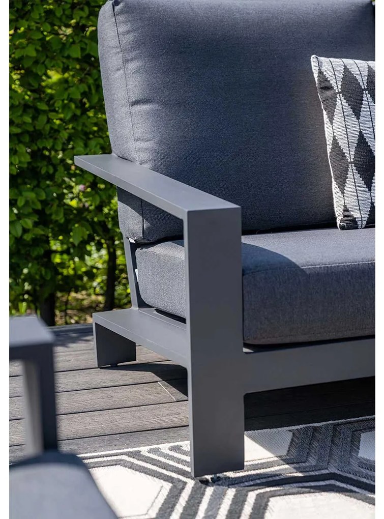 Garden Impressions Coba loungeset 5-delig donker grijs