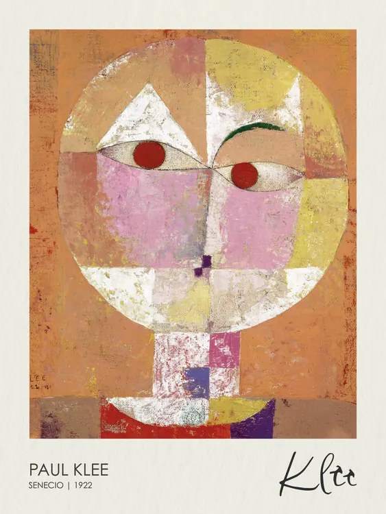 Kunstreproductie Senecio (Baldgreis) (1922), Paul Klee