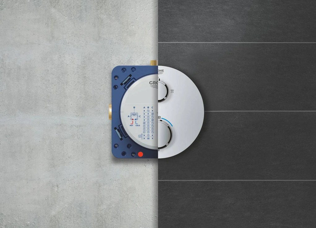 Grohe Precision 310 Mono inbouw regendoucheset met 2 straalsoorten rond Ø31cm chroom