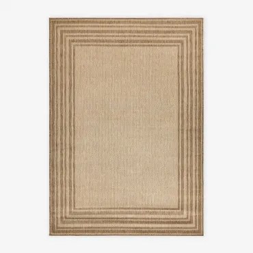 Rechthoekig Buitenkleed Van Polypropyleen Deidra Natuurlijke Kleuren & 230x160 Cm - Sklum