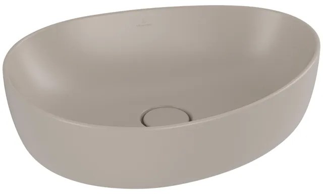 Villeroy & Boch Antao Opzetwastafel - 51 x 40 x 14.6 cm - Almond CeramicPlus - zonder overloop 4a7351am