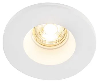 Set van 6 Inbouwspot wit 13 cm rond - Gypsy Stucco GU10 Binnenverlichting Gips Lamp