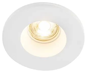 Set van 6 Inbouwspot wit 13 cm rond - Gypsy Stucco GU10 Binnenverlichting Gips Lamp