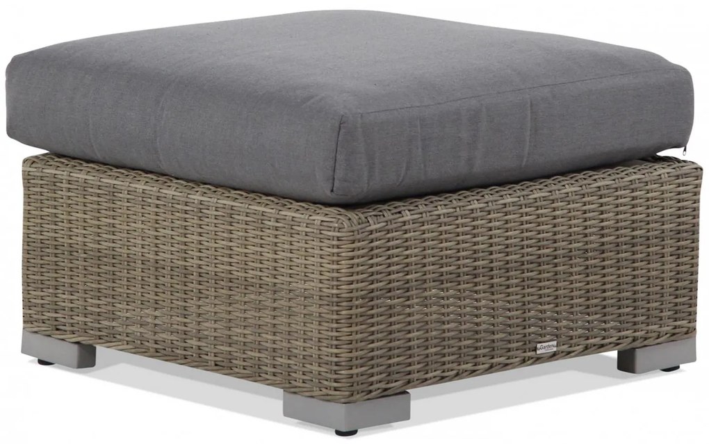 Loungeset  Wicker Taupe 2 personen Garden Collections Toronto