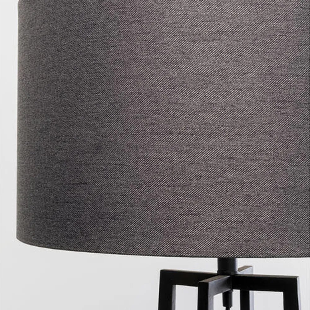 Zwarte Vloerlamp Met Kruisvoet