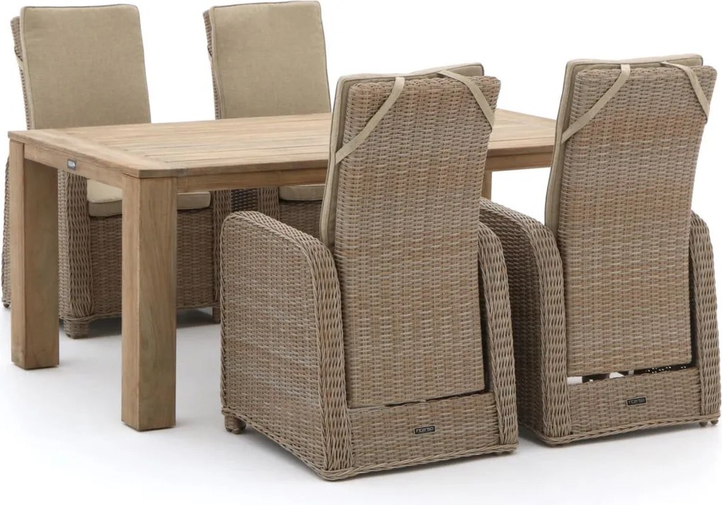 + 15% kassakorting | Diningset Intenso  | 4 personen | Tuinset teakhout | 5-delig | Kees Smit Tuinmeubelen