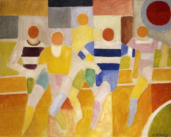 Kunstreproductie The Runners, 1926, Delaunay, Robert