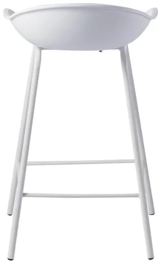 House of Rebels Barkruk - Romeo - 65 cm - Mono - Wit  - House of Rebels