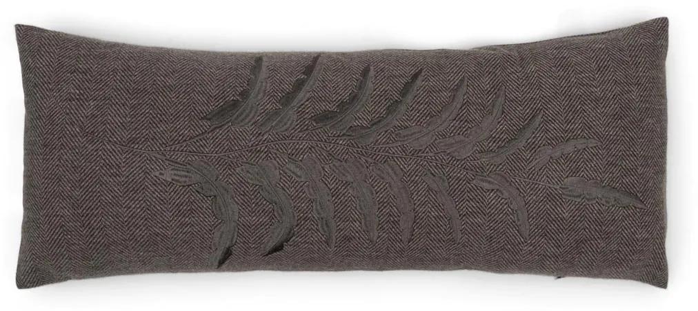 Rivièra Maison - Glamping Long Fern Box Pillow 85x33 - Kleur: grijs