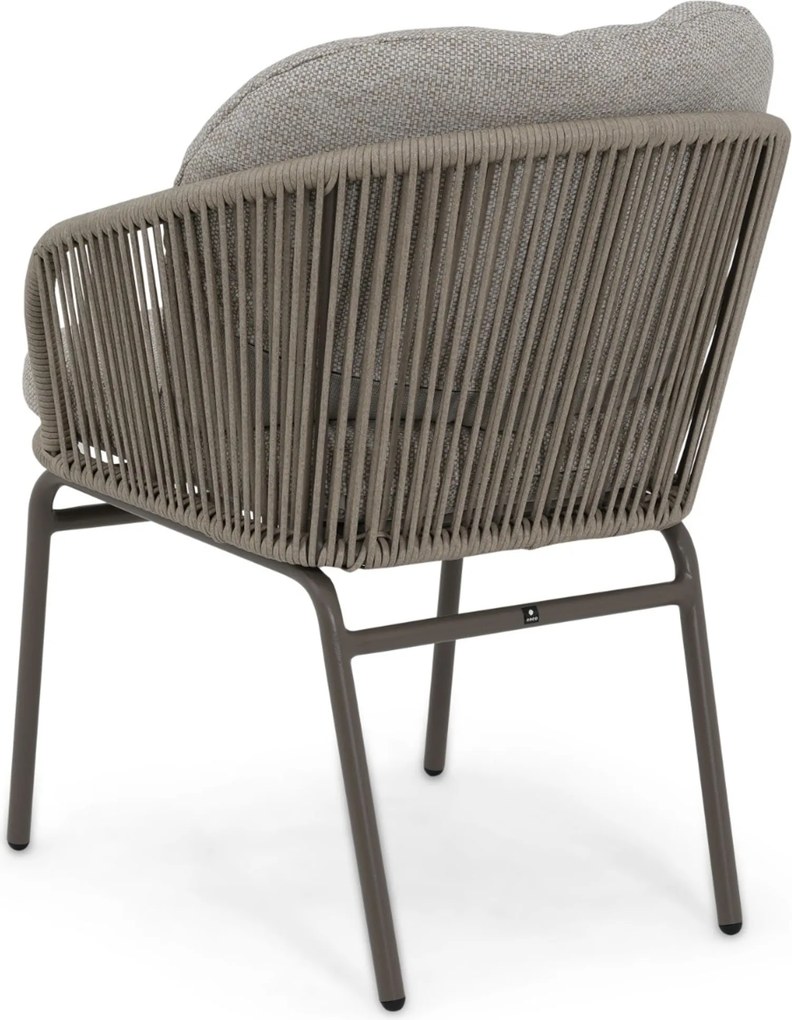 Tuinset 8 personen 300 cm Rope Taupe Coco Livo/Weave