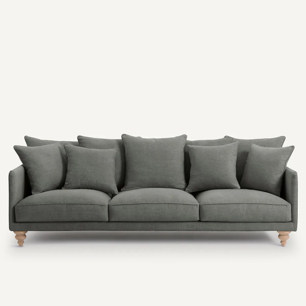 3-, 4- of 5-zits bank in katoen en linnen, Lazare